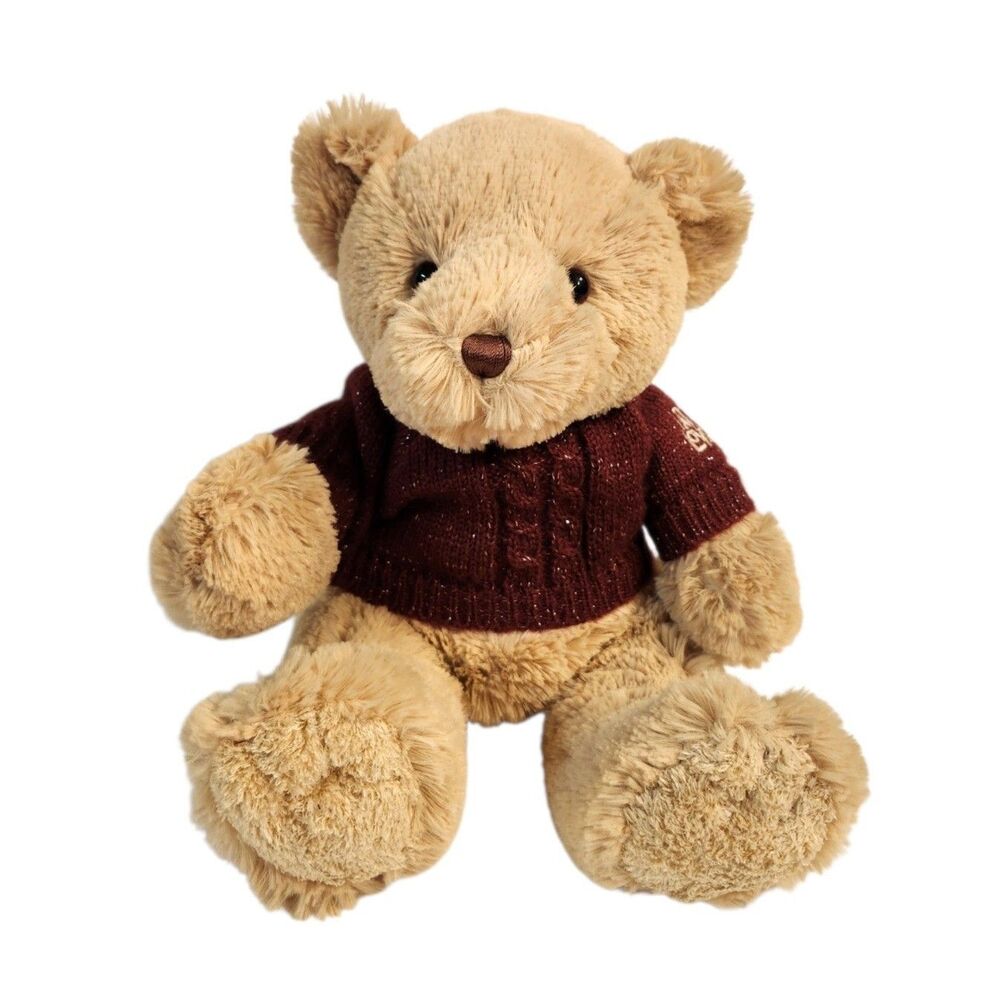 Sparkle the Bear Helzberg Diamonds Vintage 2006 Maroon Sweater 15" Plush So Soft